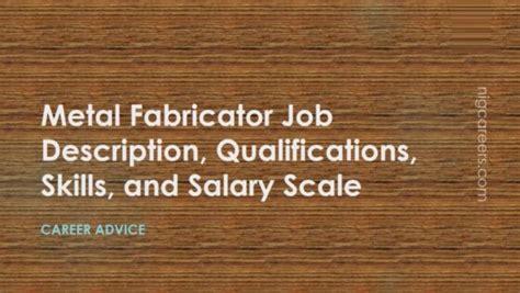 metal fabrication salary|metal fabricator duties.